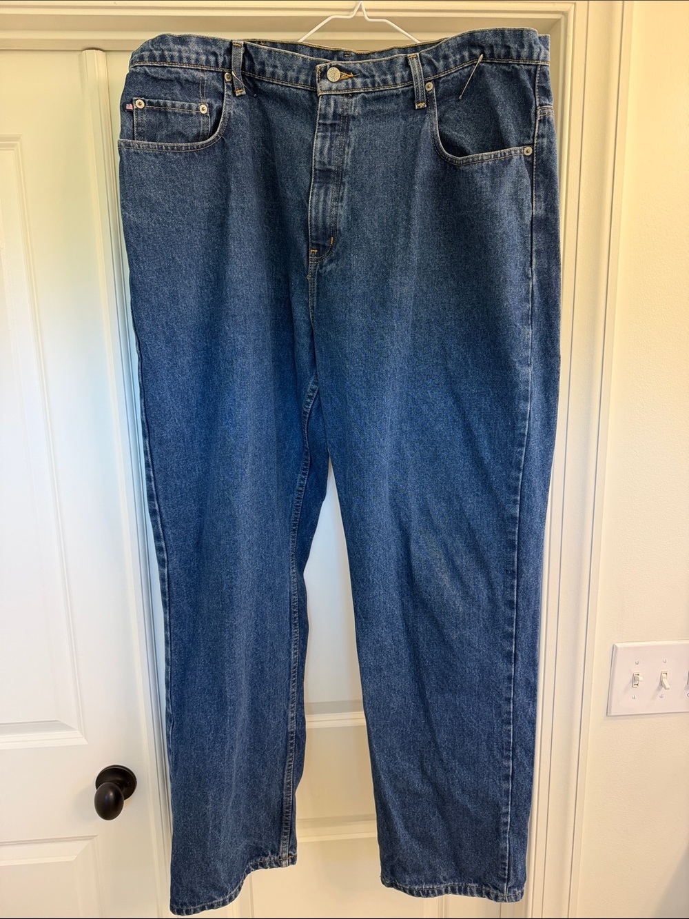 Polo by Ralph Lauren Straight-Leg Men’s Jeans in Dark Blue Denim